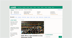 Desktop Screenshot of cricbuzz.com